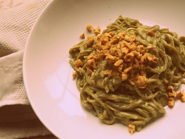 1 P1030626 pasta roquefort