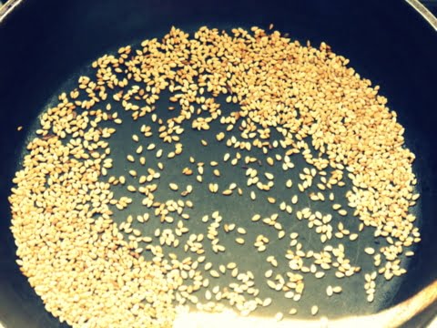 Semillas de sesamo para la receta de tahini Semillas de sesamo para la receta de tahini