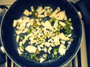 1 P1060503 300x225 1 Paso 1. Sofrito para arroz caldoso