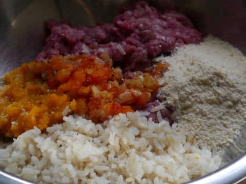 Ingredientes de la hamburguesa P1160323