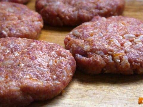 Hamburguesas de carne y arroz hamburguesas de carne y arroz