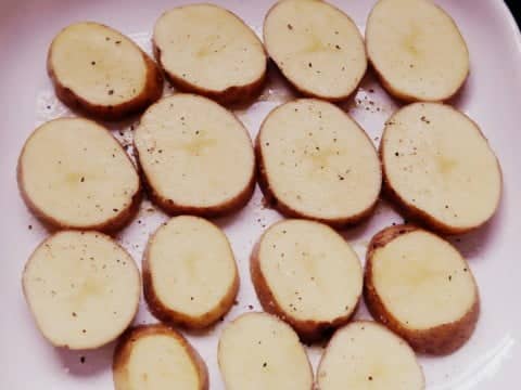 Papas con romero Papas con romero