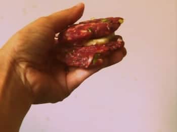 P1140075 e1437519179613 hamburguesas rellenas con queso