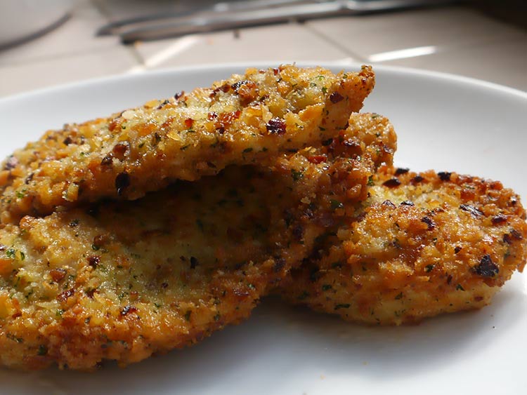 milanesas de pollo milanesa de pollo