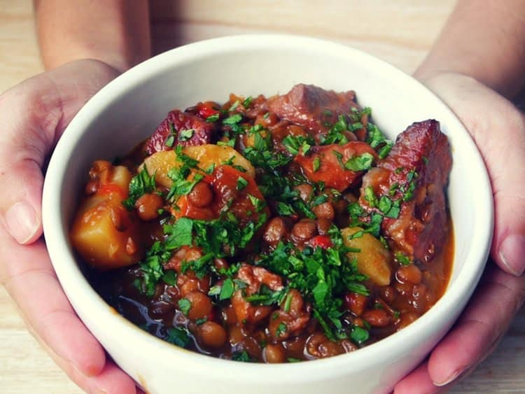 video 1 Receta de guiso de lentejas