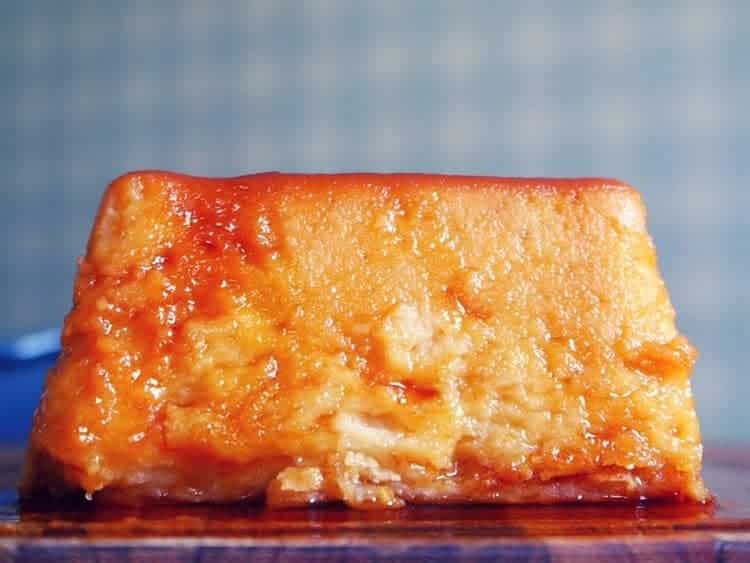 Budin de pan casero Budin de pan casero