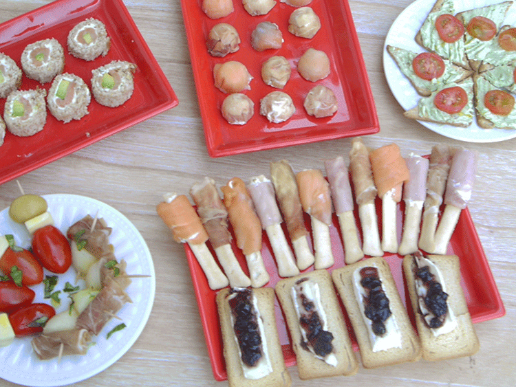 canapes ideas para canapes