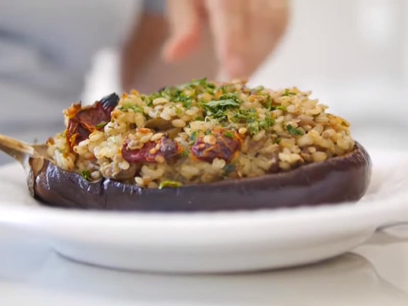 berenjenas rellenasvegetaokok recetas-saludables