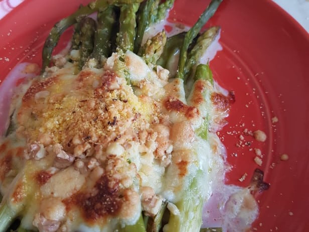 esparragosoko espárragos gratinados
