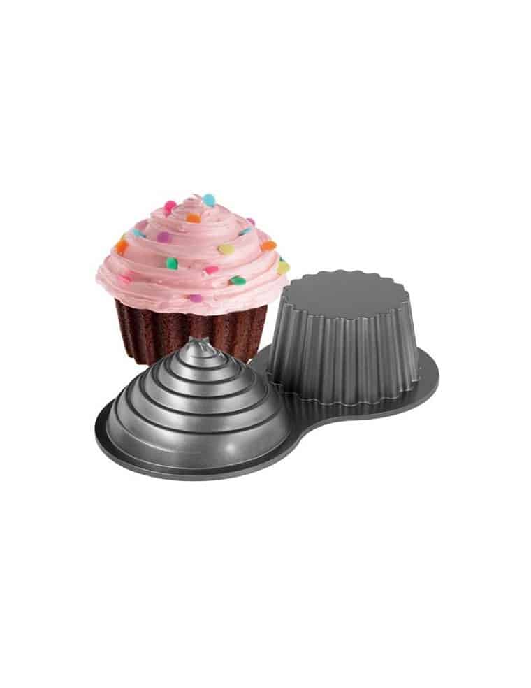 molde 3d cupcake gigante wilton es Cupcake gigante molde para torta