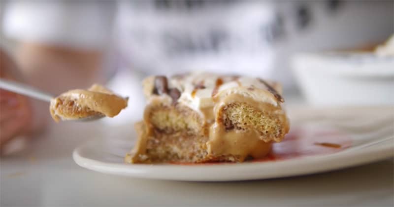 postre de galletitas de vainilla cassata brasilera con vainillas