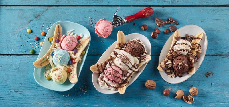 como hacer banana split como hacer banana split