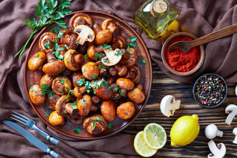 como hacer champinones al ajillo Como hacer champiñones al ajillo