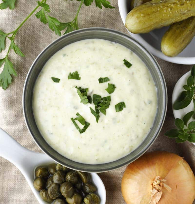 salsa de tartar como preparar salsa tártara