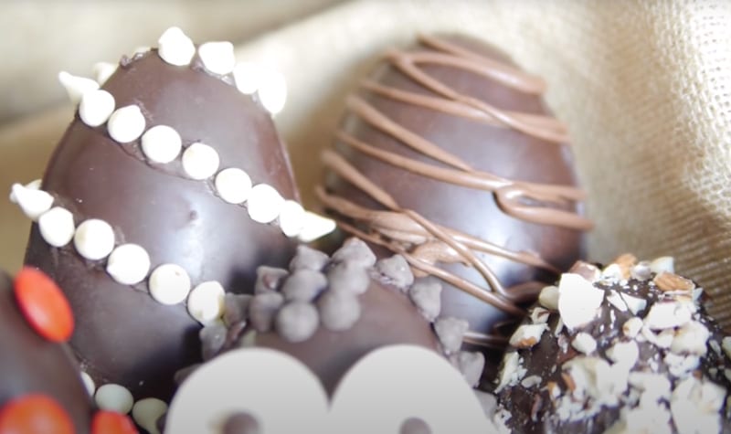 huevos de pascua de chocolate Huevos de Pascua de chocolate