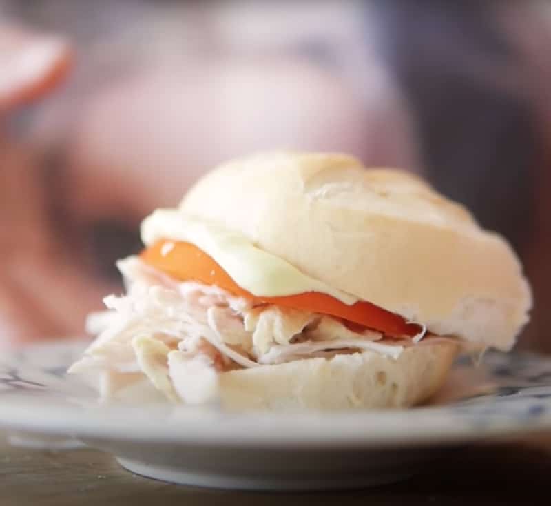 sandwich de pollo Sandwich de pollo