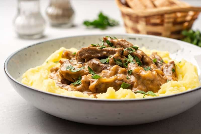 lomo strogonoff receta facil Lomo strogonoff receta fácil