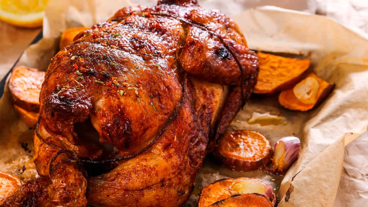pollo rostizado pollo rostizado receta