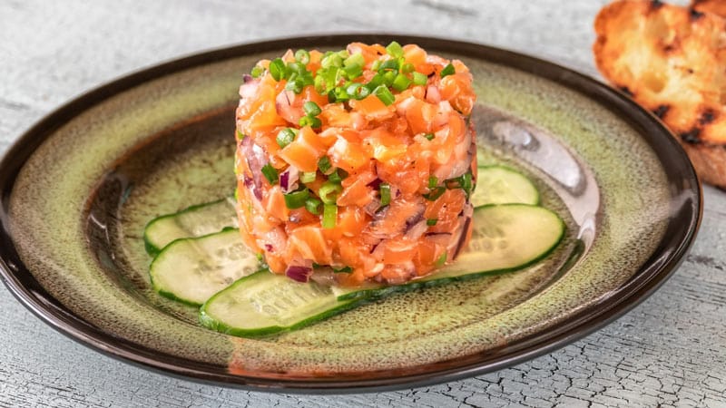 como hacer tartar de salmon Como hacer tartar de salmón