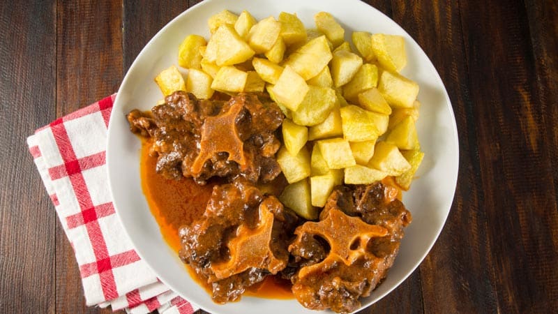 rabo de toro en salsa Rabo de toro en salsa