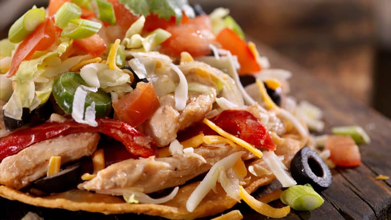 como hace rtostadas de pollo como hacer tostadas de pollo mexicanas