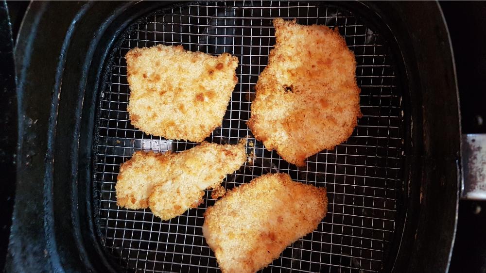 Pechugas de pollo empanadas airfryer receta fácil en freidora de aire