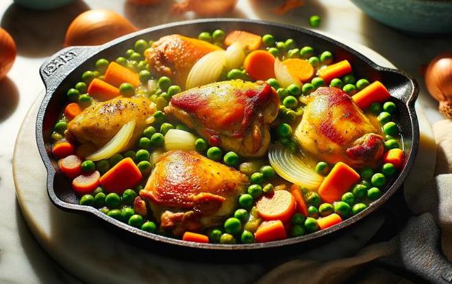 pollo arvejado chileno Paulina Cocina Recetas 1 pollo arvejado receta casera