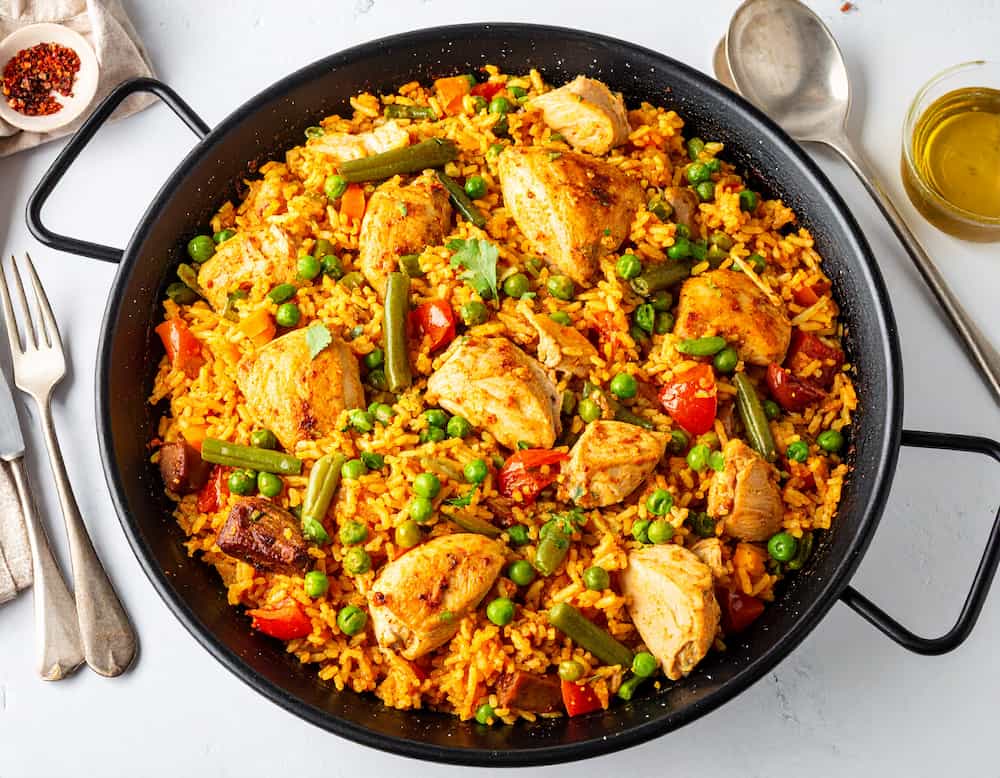 paella de pollo facil 1748430924 receta casera de paella de pollo facil