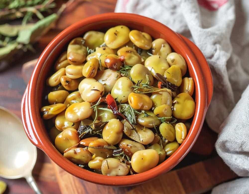 receta de habas a la catalana congeladas