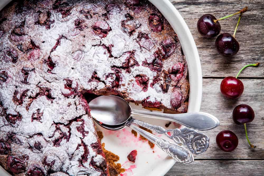 receta de clafoutis casero