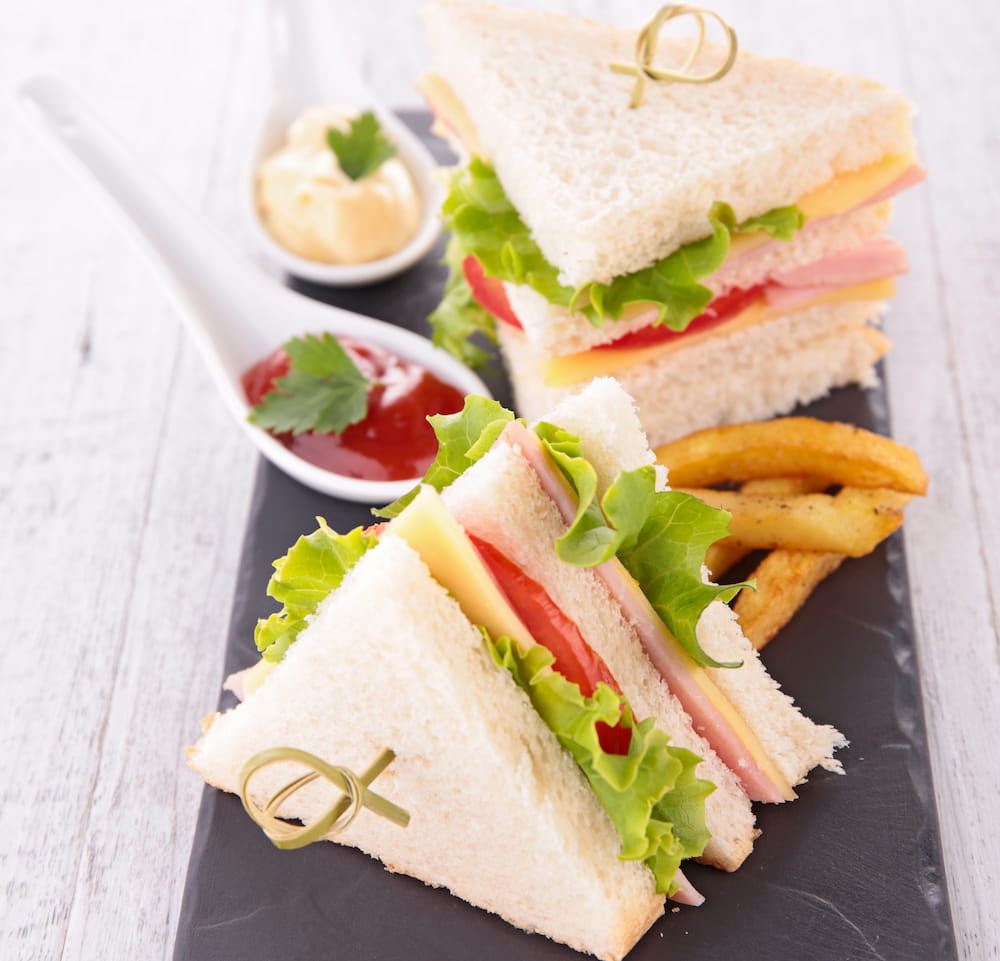club sandwich casero