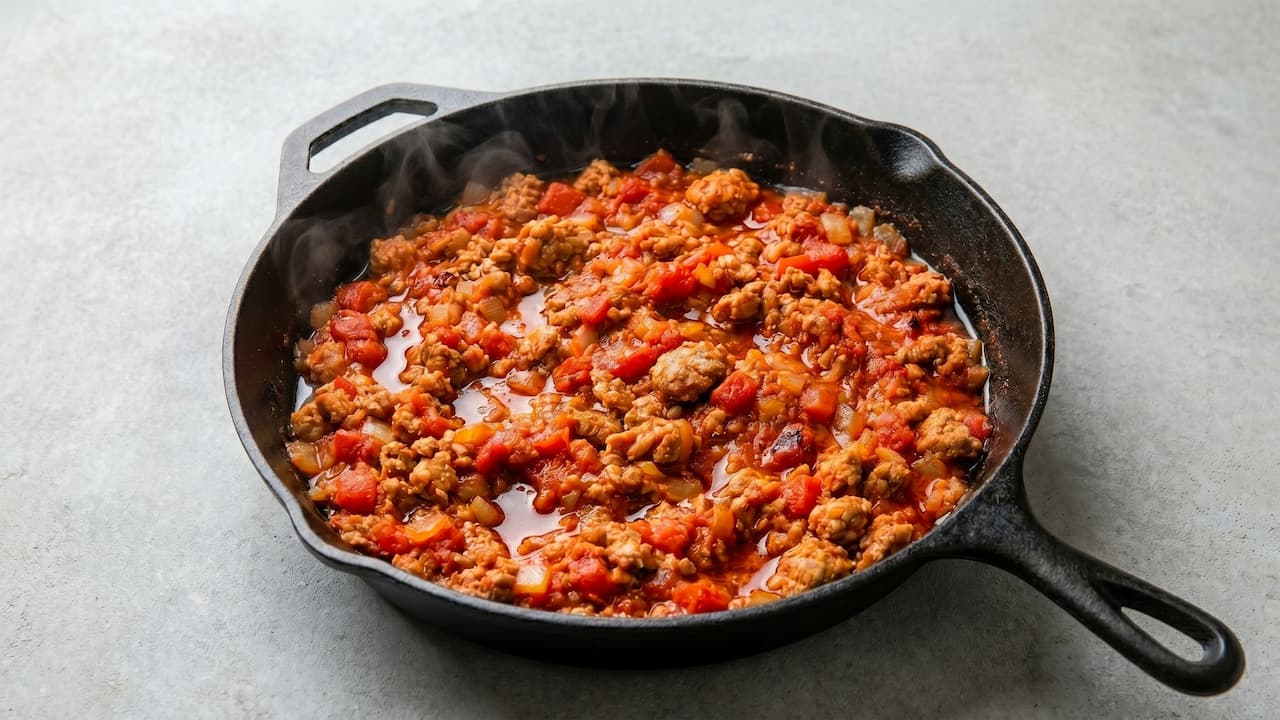 Relleno de Atun con Tomate y Verduras para Berenjenas Recetas Paulina Cocina 1780056350 1780056350 Relleno de Atún con Tomate y Verduras para Berenjenas
