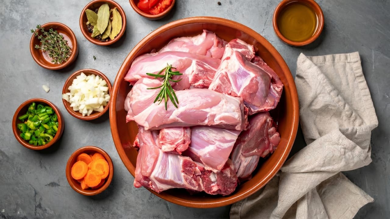 Ingredientes para conejo en salsa con verduras y especias Paulina Cocina 1781170469 1781170469 Ingredientes para conejo en salsa con verduras y especias