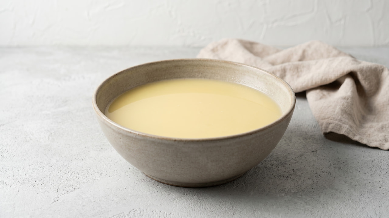 batido o emulsion sorbete de limon