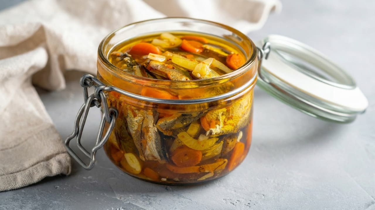 Sardinas en Escabeche en Recipiente de Vidrio Recetas Paulina Cocina 1785848712 1785848712 Sardinas en Escabeche en recipiente de vidrio